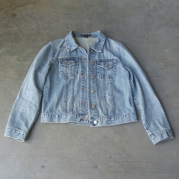 J. Crew Jackets & Blazers - J. Crew Petite Light Denim Jean Jacket